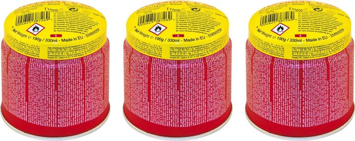 Actual product image Rothenberger Gas cartridge set of 3, 190g /330ml per cartridge