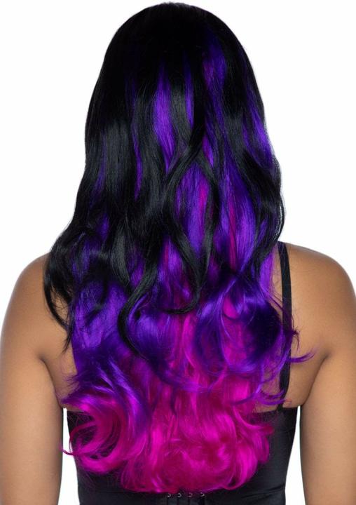 Immagine prodotto Leg Avenue Parrucca riccia nero-viola - parrucca per costumi eleganti