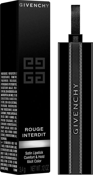 Produktbild Givenchy Red Forbidden Satin Lipstick 14 Redlight 3.4g (14 Redlight)