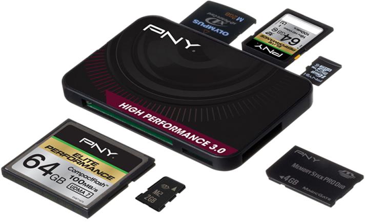 Actual product image PNY Flash Card Reader High Performance 3.0 Formats (USB 3.0)