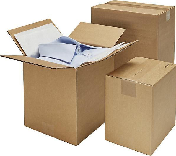Actual product image kaiserkraft Folding corrugated cardboard box, length 200 to 299 mm, LxWxH 280 x 180 x 120 (1 x)