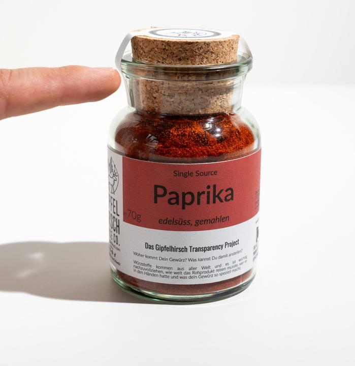 Actual product image Gipfelhirsch Sweet paprika, ground, ASTA 120 (70 g)