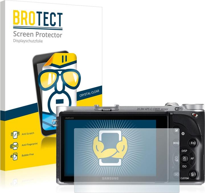 Produktbild BROTECT Schutzfolie Displayschutz Klar (Displayschutz, NX300)