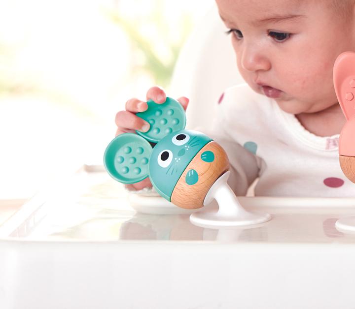 Produktbild Hape Cheery Critter Rattle Trio