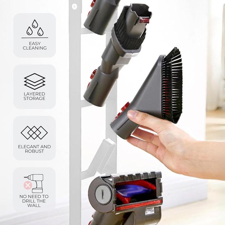 Immagine prodotto Plutoos Supporto Hoover per Dyson V15 V12 V11 V10 V8 V7 V6 - DC58/ DC59/ DC62/ DC74