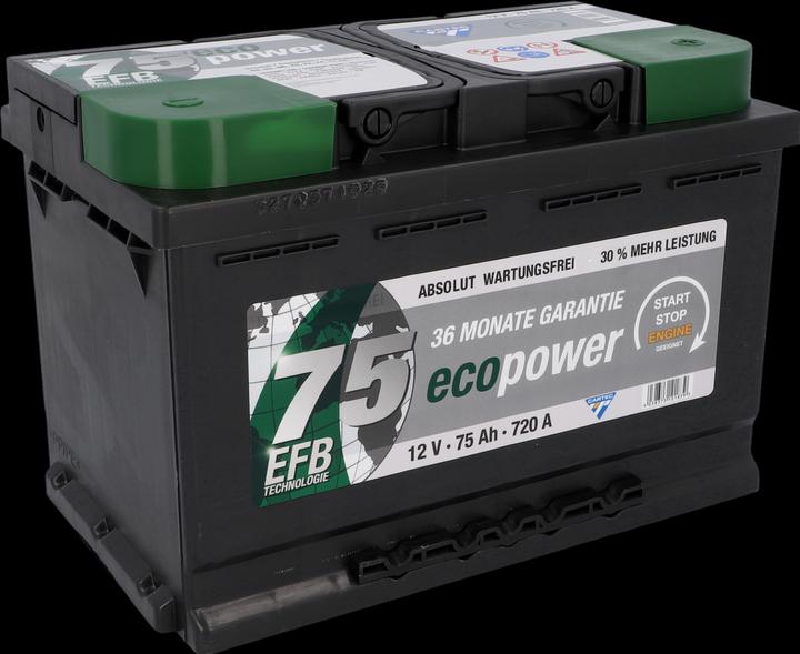 Produktbild Cartec Eco Power 75 EFB (12 V, 75 Ah, 720 A)