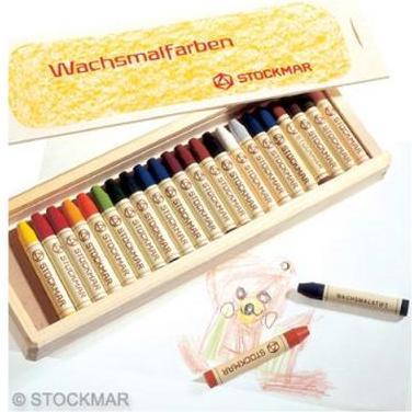 Stockmar Pastello a cera 24 matite (Multicolore, 24 x)