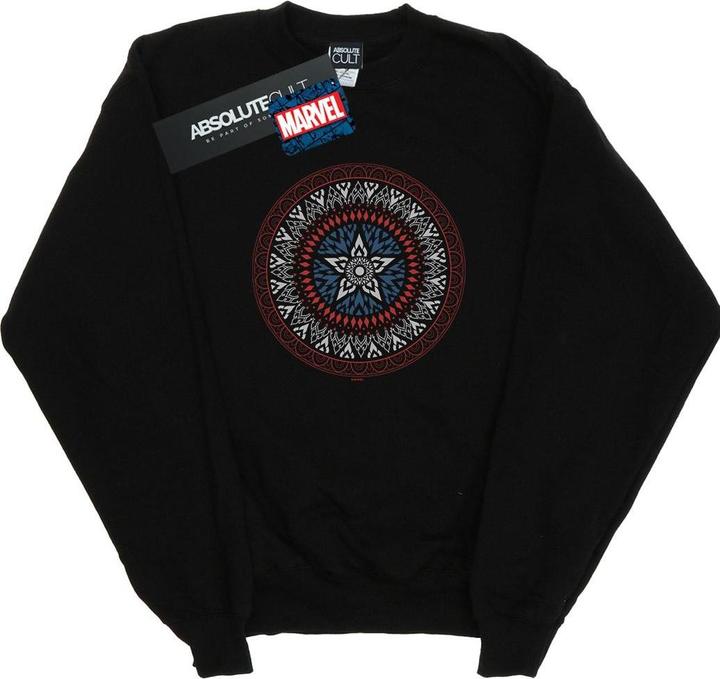 Immagine prodotto Captain America Ornamental Shield Felpa Donna (XXL)