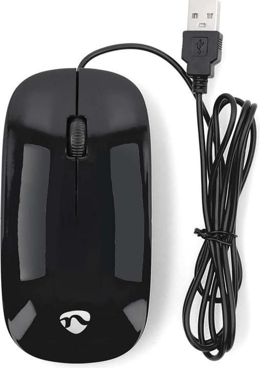 Image du produit Nedis Souris filaire | DPI : 1000 dpi | Nombre de boutons : 3 | Ambidextre | 1.20 m | Souris silencieuse (Filaire)
