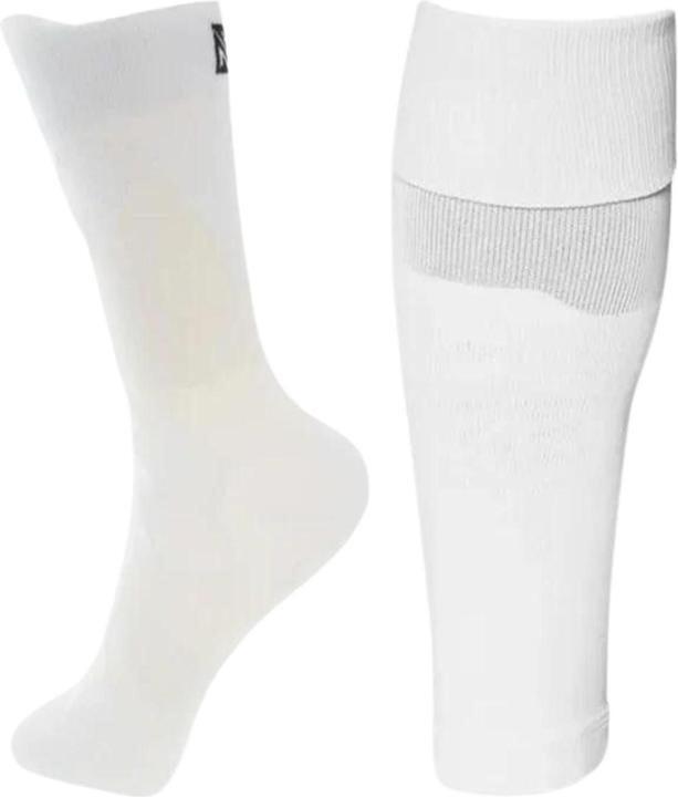 NovoSoxx Fussballstulpen und Socken Grösse 42-47 Weiss Set Tubxx und GripSoxx (42 - 47)