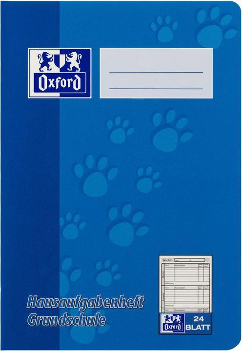 Image du produit Oxford Livre de devoirs (A5, À rayures, Couverture rigide)