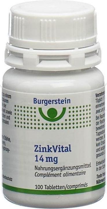 Produktbild Burgerstein Zinkvital (100 Stück, Tabletten, 40 g)