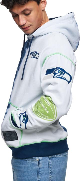 Produktbild Recovered Re:covered Fleece Hoody - INK DYE Seattle Seahawks - M (M)