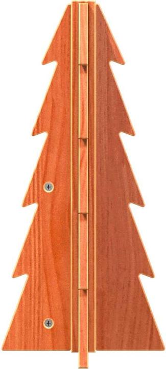 Produktbild VidaXL Weihnachtsbaum Holz Tannenbaum Deko Holzbaum 49cm Massivholz Kiefer