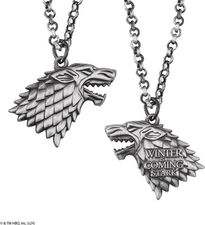 Actual product image Cinereplicas Game of Thrones Christmas tree decoration with Stark necklace (1 -part)