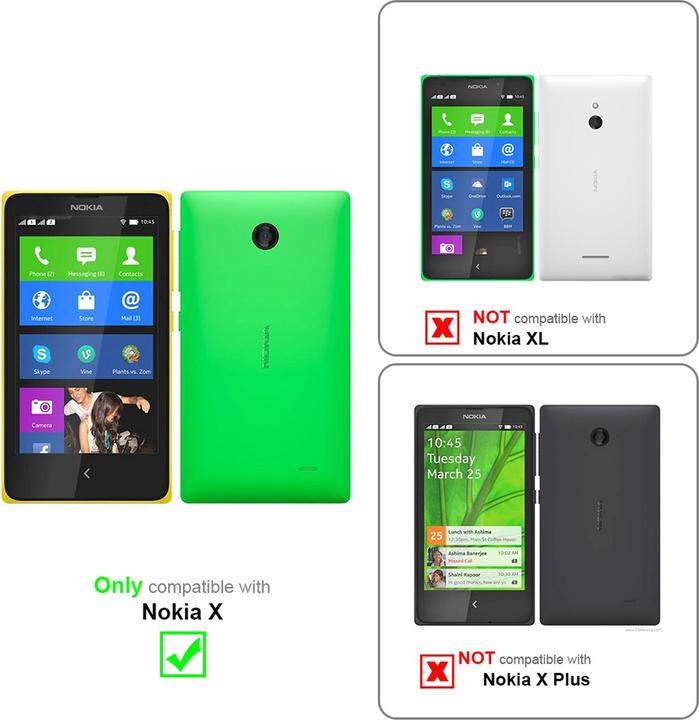 Produktbild Cadorabo TPU X-Line Cover (Nokia X)
