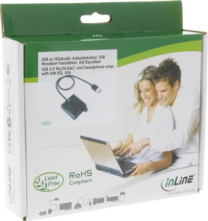 Actual product image InLine USB to HQ Audio Converter Cable (Bass Boost)