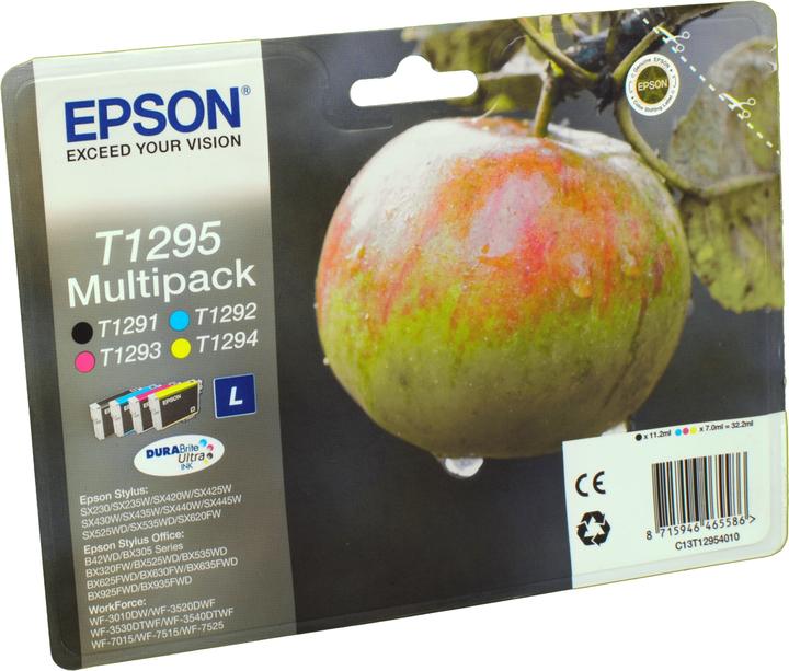 Produktbild Epson T1295 DuraBrite Ultra (M, BK, C, Y)