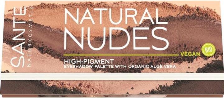 Actual product image Sante Natural Nudes High-Pigment Eyeshadow Palette (Nudy Shades)