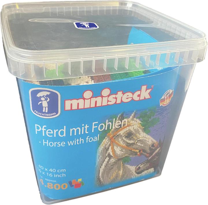 Ministeck Horse with Foal - XXL Emmer - 4800pcs