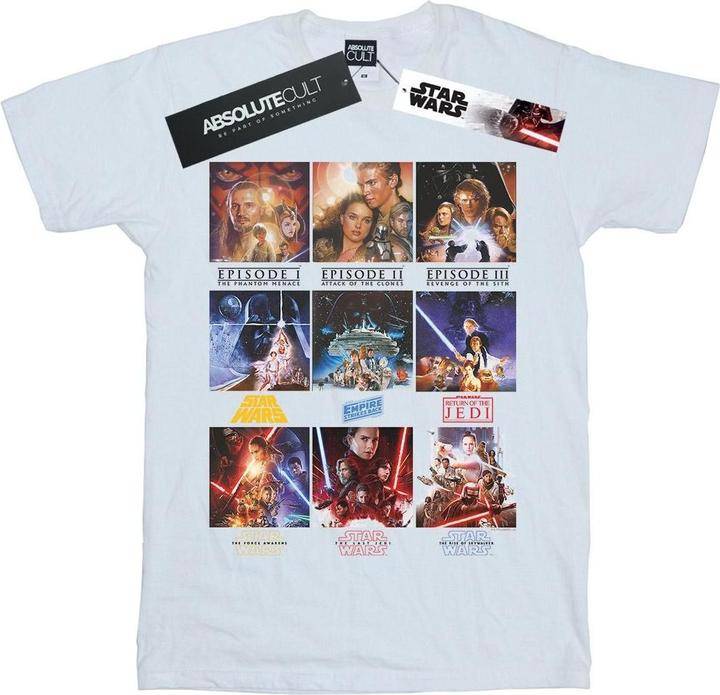 Immagine prodotto Star Wars Poster Saga Maglietta Ampia Donna (5XL)