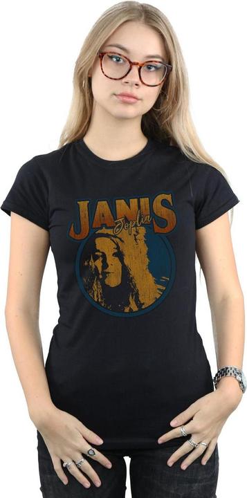 Produktbild Janis Joplin Distressed Circle TShirt (S)