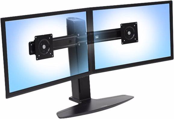 Lenovo Ergotron Neo-Flex - Pied pour 2 écrans LCD - noir - Taille d'écran : (24.02")