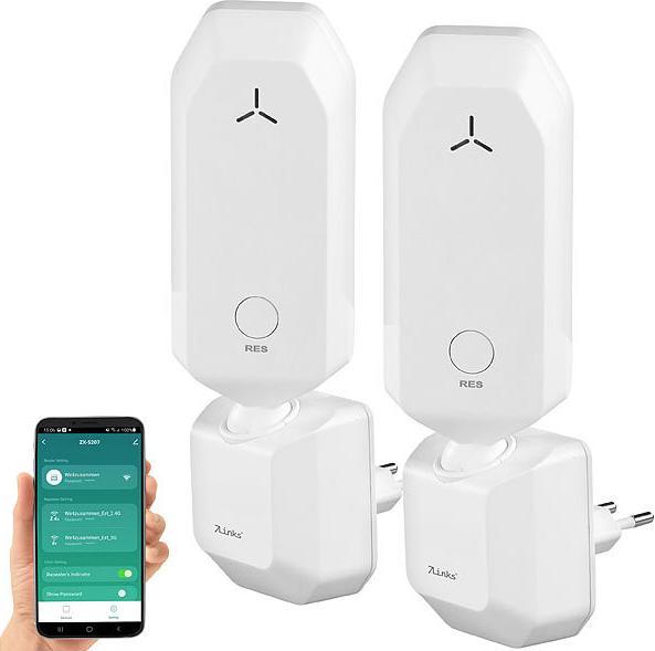 Actual product image 7links Set of 2 WLAN repeater (300 Mbit/s)