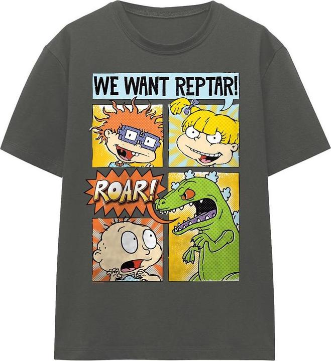 Image du produit Rugrats - T-shirt WE WANT REPTAR! - Adulte (L)