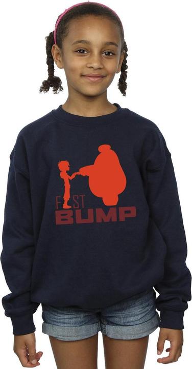 Immagine prodotto Disney Big Hero 6 Baymax Fist Bump Cutout Felpa Ragazze (140, 146)