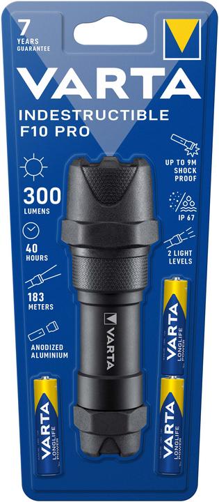 Actual product image Varta Indestructible F10 (13.80 cm, 300 lm)