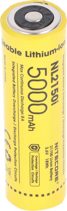 Actual product image Nitecore BATTERY RIGHT. LI-ION 3.6V/NL2150I(5000MAH) (1 pcs., AA, 5000 mAh)