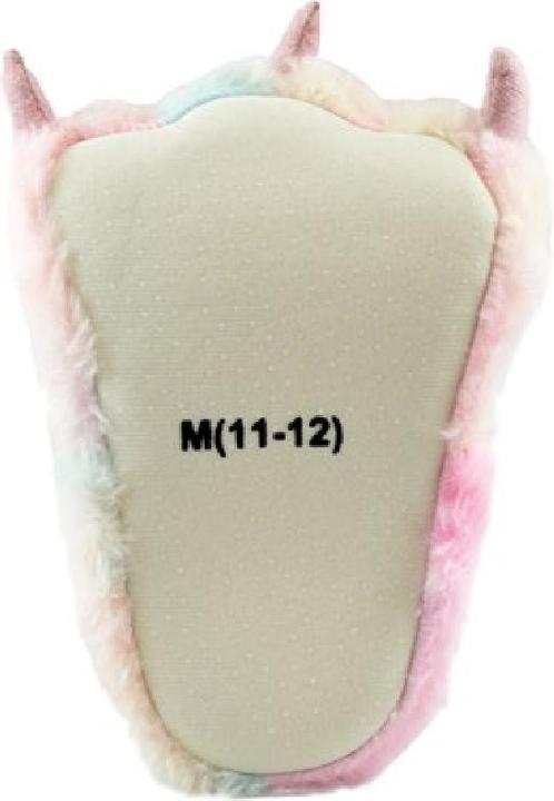 Image du produit Slumberzzz Chaussons à griffes super doux pour enfants/enfants en forme de licorne et de pastel (32, 33)