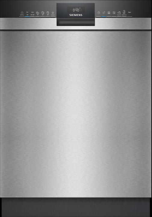 Siemens iQ300, Unterbau-Geschirrspüler, 60 cm, Gebürsteter Stahl, SN43ES22AE