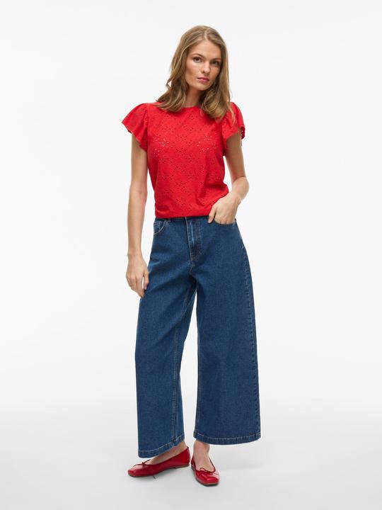 Actual product image Vila Rundhals Oberteil mit kurzen Ärmeln (S)