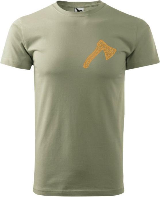 Actual product image Togo Koszulka męska khaki, toporek O, S (S)