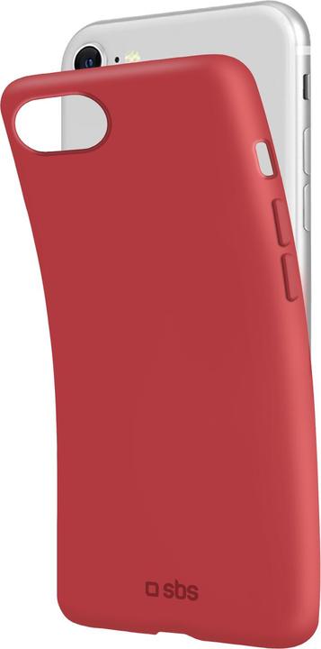 Immagine prodotto SBS Cover Sensity per iPhone SE 2022/SE 2020/8/7 rosso ciliegia (Apple iPhone SE (seconda generazione), Apple iPhone SE (terza generazione))