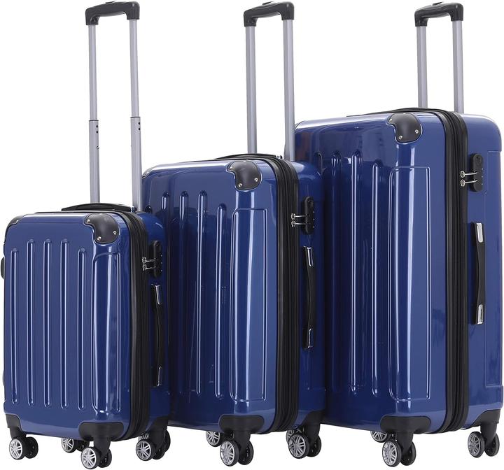 Image du produit Beibye Set de 3 valises (115 l, M (50 - 90l), L (90 - 115l), XL (à partir de 115l))