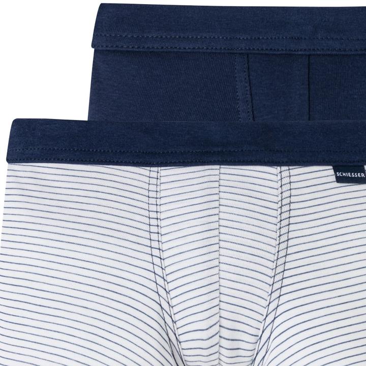 Actual product image Schiesser Pack of 6 Kids Boys Fine Rib Organic Cotton Shorts / Pants (116, pack of 6)