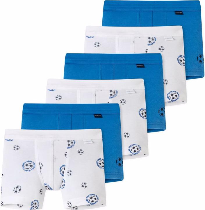 Produktbild Schiesser 6er Pack Kids Boys Feinripp Organic Cotton Shorts / Pants (116, 6er Pack)