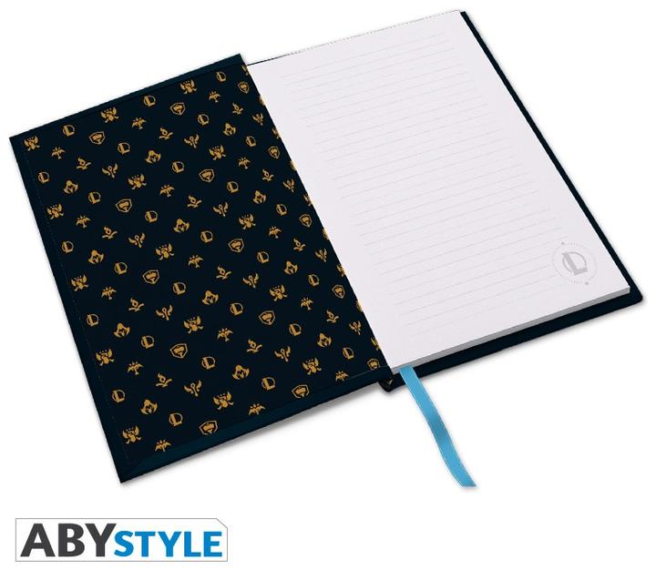 Actual product image ABYstyle LEAGUE OF LEGENDS Notebook - Hexteck Logo (A5, Lined, Hardcover)