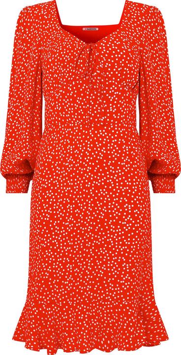 Joe Browns Spotted Tie Neck Mini Dress