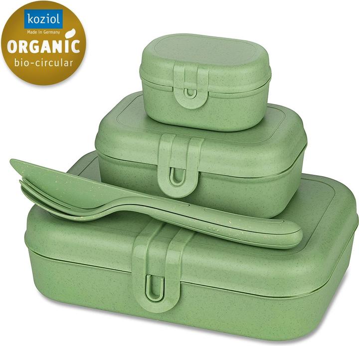 Actual product image Koziol Lunch box Pascal Ready 4 pieces, Green