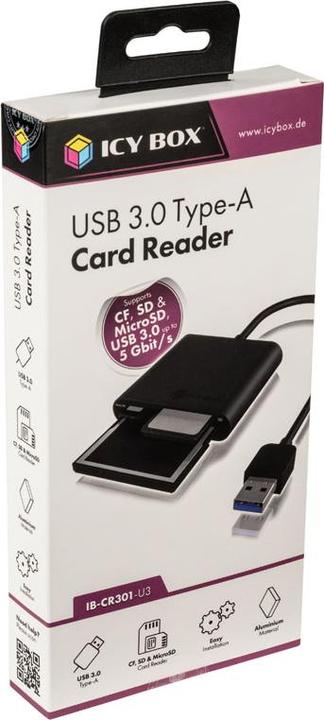 Actual product image Icy Box IB-CR301-U3, USB3.0 Multi-Card (USB 3.0)