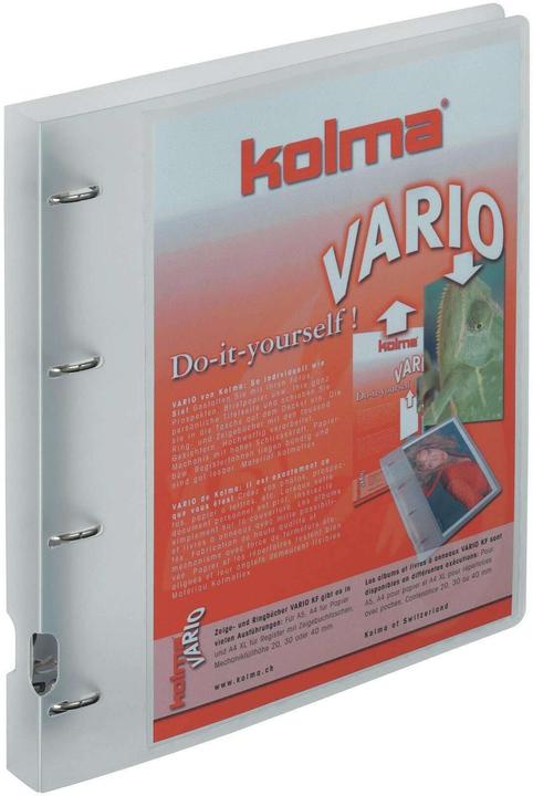 Actual product image Kolma Show book Vario A4 XL 4 rings filling height 2 cm colourless (A4, 29 mm, 1 Piece)