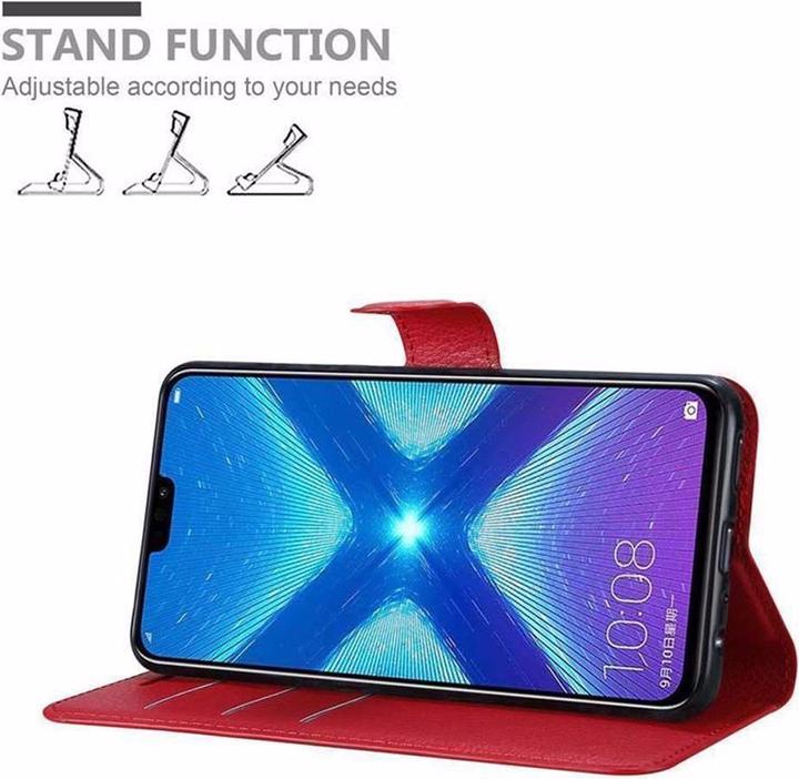 Produktbild Cadorabo Book mit Standfunktion Cover (Honor 8X)
