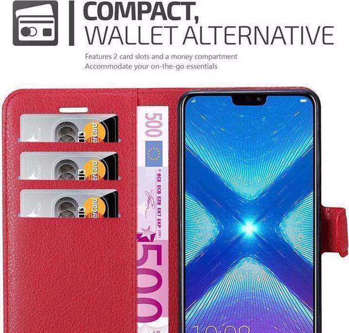 Produktbild Cadorabo Book mit Standfunktion Cover (Honor 8X)