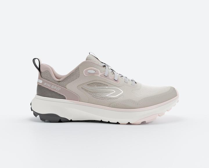 Kalenji Laufschuhe Trailrunning Damen - JF 190 Grip beige/rosa
