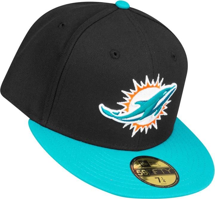 Actual product image New Era 59Fifty Fitted Cap - NFL Miami Dolphins noir (7 3/8)