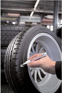 Actual product image Edding Tyre marker 8050 (White, Blue, Red, 4 mm, 1 x)